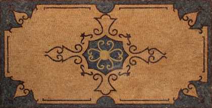 CR1240 Handmade Warm Floor Rug Carpet Art Tile  Mosaic