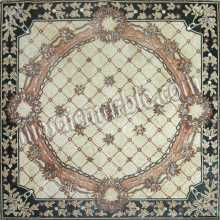 CR524 Square floral design carpet Mosaic