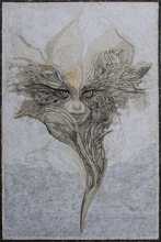 Fantasy Art Tulip Girl Mosaic