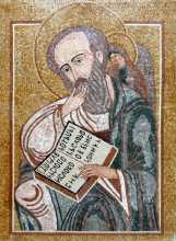 Saint Nicholas Byzantine Mosaic