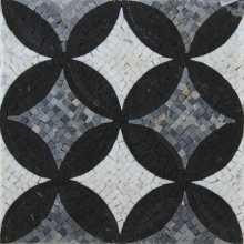 Greyscale Modern Mosaic Flooring or Wall Art