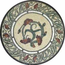 MD1073 Red rose art Mosaic