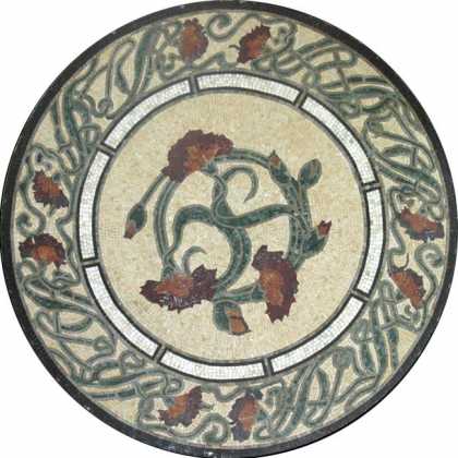 MD1073 Red rose art Mosaic