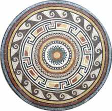 MD235 Earth colors key & wave Mosaic